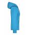 Dames Ladies' Hooded Sweat Turquoise 7223