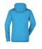 Dames Ladies' Hooded Sweat Turquoise 7223