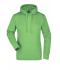 Dames Ladies' Hooded Sweat Lime 7223