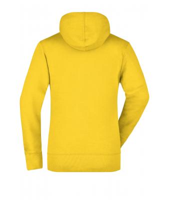 Dames Ladies' Hooded Sweat Zon-geel 7223
