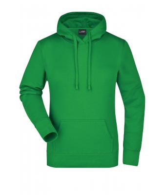 Ladies Ladies' Hooded Sweat Fern-green 7223