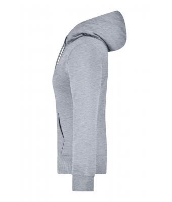 Dames Ladies' Hooded Sweat Heather-grijs 7223