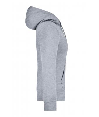 Dames Ladies' Hooded Sweat Heather-grijs 7223