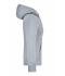 Dames Ladies' Hooded Sweat Heather-grijs 7223