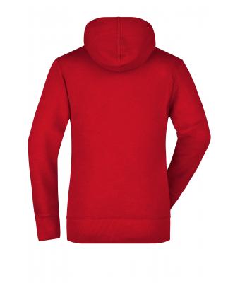 Dames Ladies' Hooded Sweat Rood 7223