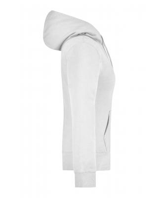Dames Ladies' Hooded Sweat Wit 7223