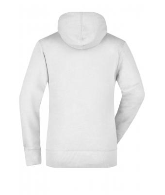 Dames Ladies' Hooded Sweat Wit 7223