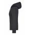 Dames Ladies' Hooded Sweat Zwart 7223