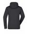 Dames Ladies' Hooded Sweat Zwart 7223
