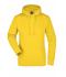 Dames Ladies' Hooded Sweat Zon-geel 7223