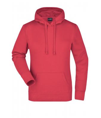 Femme Sweat-shirt femme à capuche 320 g/m² Rose-vif 7223