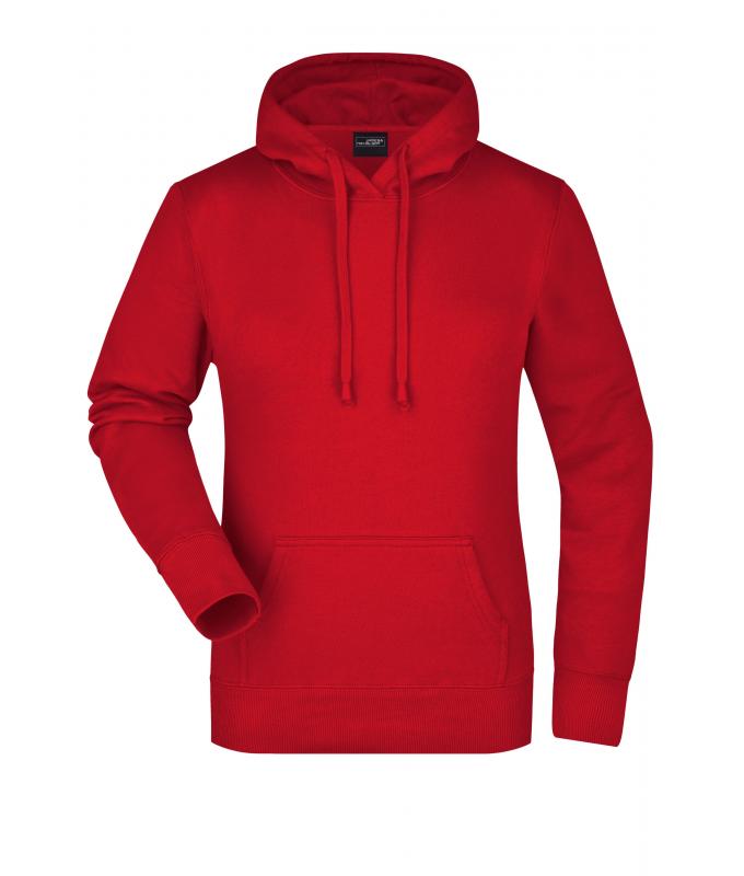 Femme Sweat-shirt femme à capuche 320 g/m² Rouge 7223