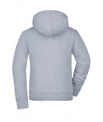 Damen Ladies' Hooded Jacket Grey-heather 7225