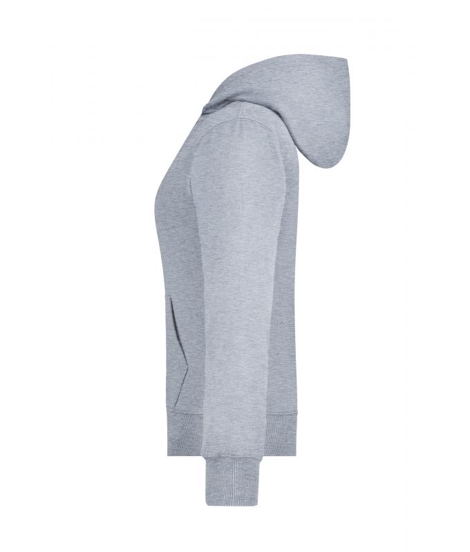 Ladies Ladies' Hooded Jacket Grey-heather 7225