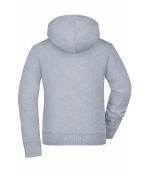 Ladies Ladies' Hooded Jacket Grey-heather 7225