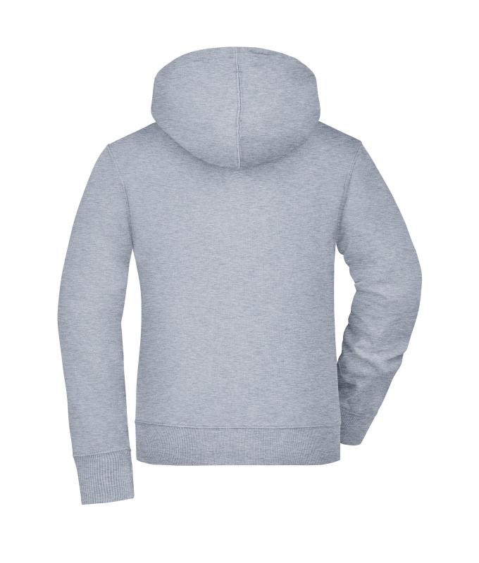 Ladies Ladies' Hooded Jacket Grey-heather 7225