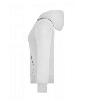 Damen Ladies' Hooded Jacket White 7225