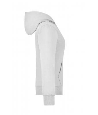 Damen Ladies' Hooded Jacket White 7225