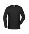 Heren Elastic-T Long-Sleeved Zwart 7228