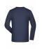 Heren Elastic-T Long-Sleeved Navy 7228