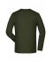 Heren Elastic-T Long-Sleeved Olijf 7228