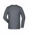 Men Elastic-T Long-Sleeved Mid-grey 7228