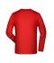 Heren Elastic-T Long-Sleeved Rood 7228