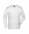 Heren Elastic-T Long-Sleeved Wit 7228