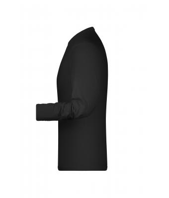 Heren Elastic-T Long-Sleeved Zwart 7228