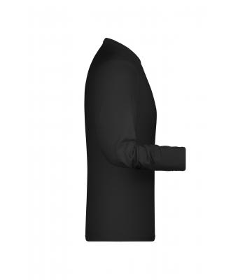 Heren Elastic-T Long-Sleeved Zwart 7228