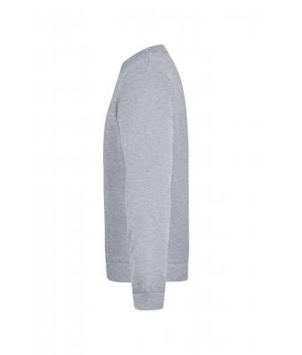 Unisex Basic Sweat Heather-grijs 7229