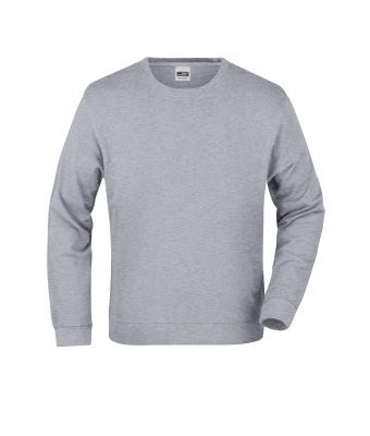 Unisex Basic Sweat Heather-grijs 7229