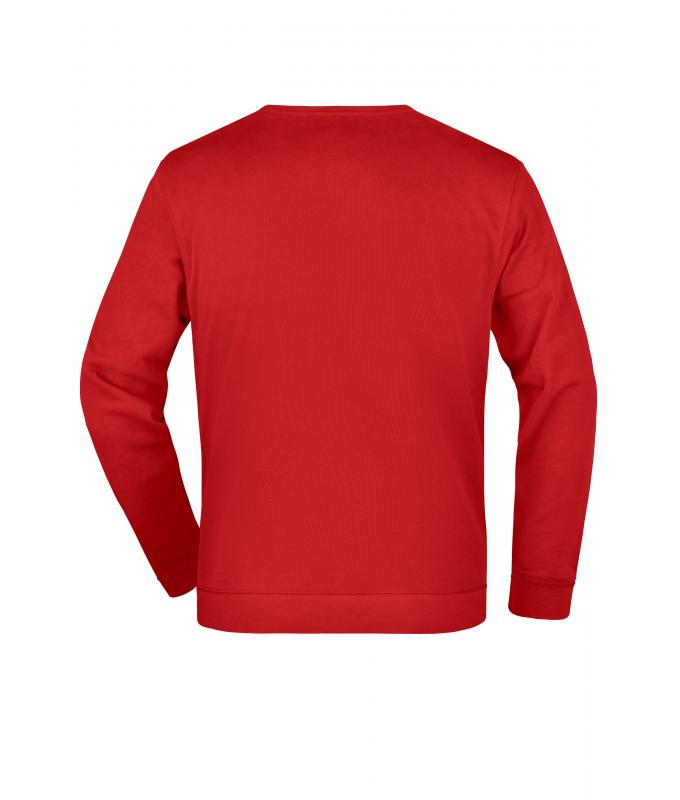 Unisex Basic Sweat Red 7229