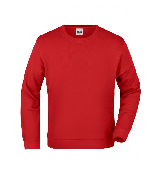 Unisex Basic Sweat Red 7229