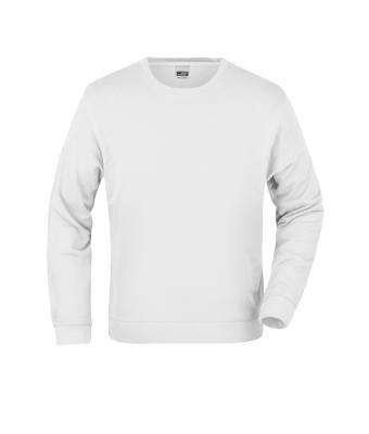 Unisex Basic Sweat White 7229