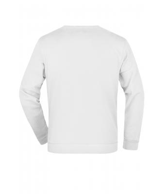 Unisexe Sweat-shirt french-terry Blanc 7229