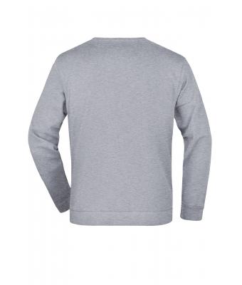 Unisexe Sweat-shirt french-terry Gris-chiné 7229