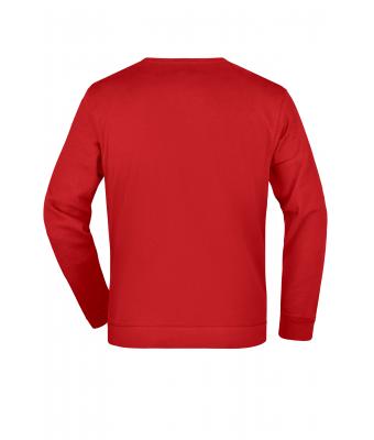 Unisexe Sweat-shirt french-terry Rouge 7229