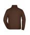 Unisex Sweat Jacket Brown 7230