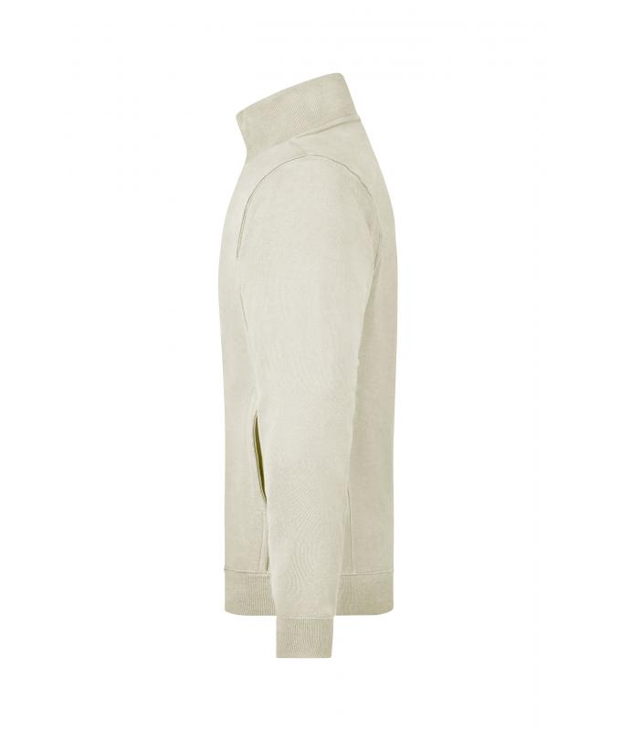 Unisex Sweat Jacket Stone 7230