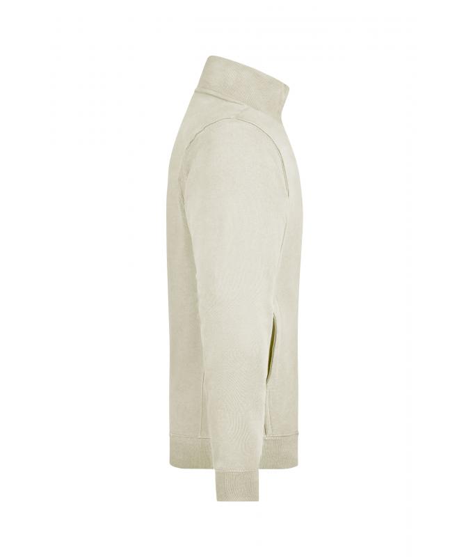 Unisex Sweat Jacket Stone 7230