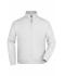 Unisex Sweat Jacket Wit 7230