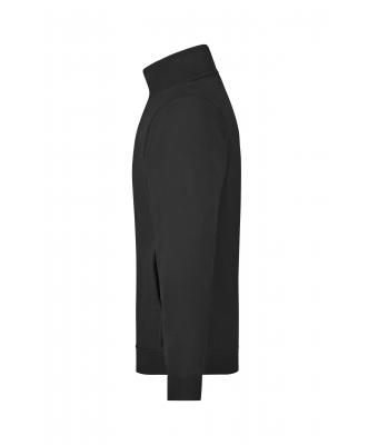 Unisex Sweat Jacket Zwart 7230