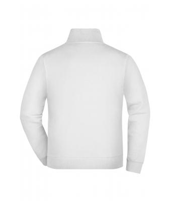 Unisexe Sweat-shirt zippé french-terry Blanc 7230