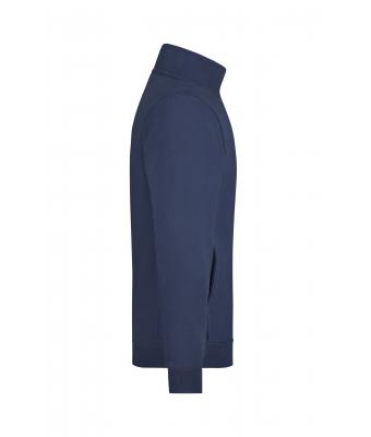 Unisexe Sweat-shirt zippé french-terry Marine 7230