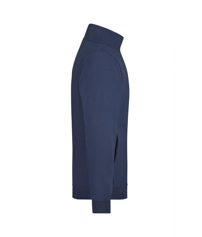 Unisexe Sweat-shirt zippé french-terry Marine 7230