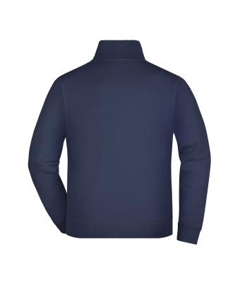 Unisexe Sweat-shirt zippé french-terry Marine 7230