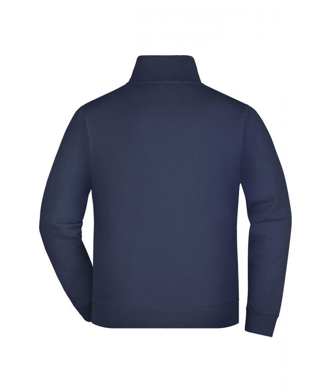 Unisexe Sweat-shirt zippé french-terry Marine 7230
