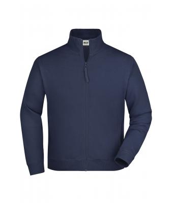 Unisexe Sweat-shirt zippé french-terry Marine 7230