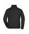 Unisexe Sweat-shirt zippé french-terry Noir 7230